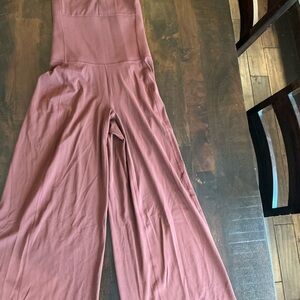 Athleta and Alicia keys burgundy  Jumpsuit